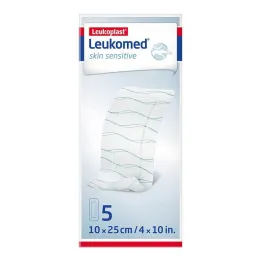 Leukomed® huidgevoelig 10x25 cm, 5 st
