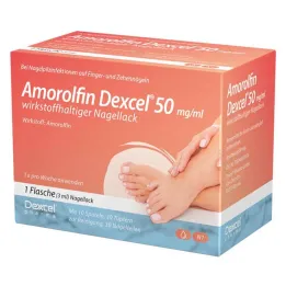 Amorolfin Dexcel® 50 mg/ml actieve nagellak, 3 ml