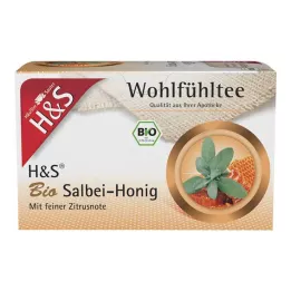 H&S Biologische Salie Honingfilterzakjes, 20X2 g
