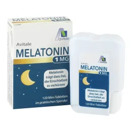 Melatonine 1 mg minitabletten in dispenser, 120 stuks