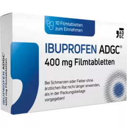 IBUPROFEN ADGC 400 mg film -gecoate tablets, 10 st