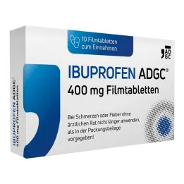 IBUPROFEN ADGC® 400 mg filmomhulde tabletten, 10 stuks