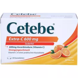 CETEBE Extra-C 600 mg kauwtabletten, 30 st