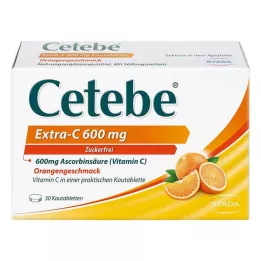 CETEBE Extra-C 600 mg kauwtabletten, 30 stuks