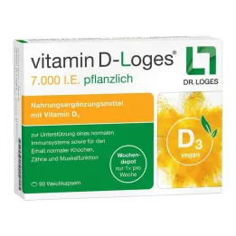 VITAMIN D-LOGES 7.000 IE kruiden wekelijkse depot, 90 stuks