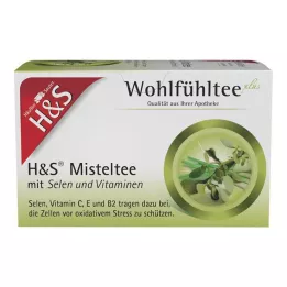 H&S Maretakthee met selenium en vitamines filterzakjes, 20X2 g