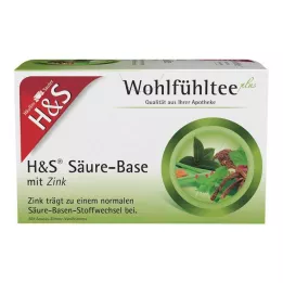 H&S Zuur-Base met Zink Filterzakken, 20X2.0 g