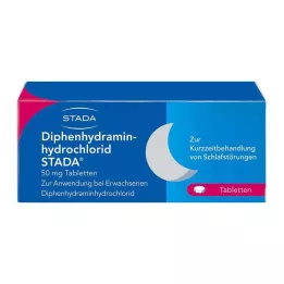 DIPHENHYDRAMINHYDROCHLORID STADA 50 mg tabletten, 20 stuks