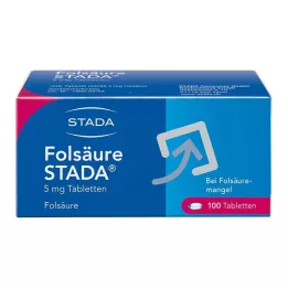 FOLSÄURE STADA 5 mg tabletten, 100 stuks