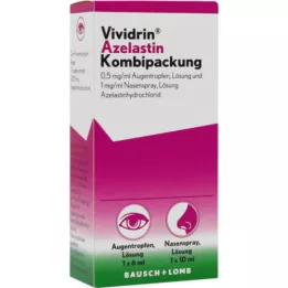 VIVIDRIN Azelastin Kombip. 0,5 mg/ml ATR+1 mg/ml NAS, 1 P