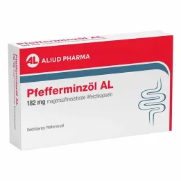 Pepermuntolie AL 182 mg maagsapresistente zachte capsules voor het prikkelbare darm syndroom, 30 stuks
