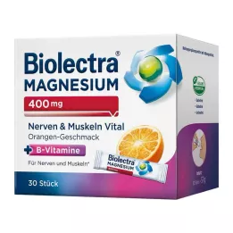 BIOLECTRA Magnesium 400 mg Zenuwen & Spieren Vitaal, 30X1.9 g
