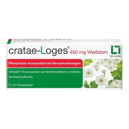 cratae-Loges 450 mg meidoorn filmomhulde tabletten, 50 stuks