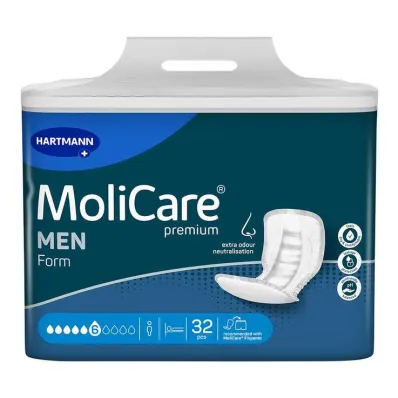 MoliCare® premium vorm MEN 6 druppels, 32 st MoliCare® premium vorm MEN 6 druppels, 32 st