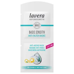 Lavera basis gevoelig masker Q10, 2x5 ml
