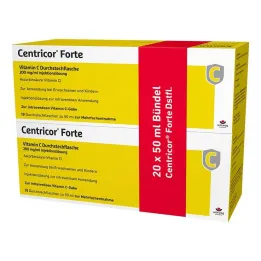 Centricor Forte Vitamine C injectieflacon 200 mg/ml oplossing voor injectie, 20X50 ml