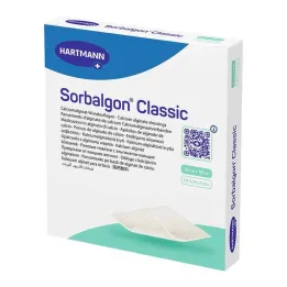 Sorbalgon Classic 10x10 cm calciumalginaatkompres, 10 st