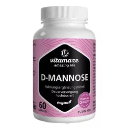 D-MANNOSE HOCHDOSIERT veganistische capsules, 60 stuks