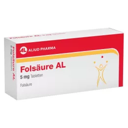 FOLSÄURE AL 5 mg tabletten, 20 stuks
