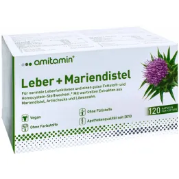 Amitamine Mariadistel + levercapsules (120 stuks)