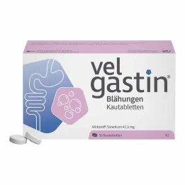 Velgastin winderigheid kauwtabletten, 50 stuks