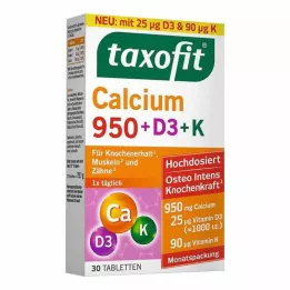 TAXOFIT Calcium 950+D3+K tabletten, 30 stuks