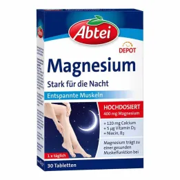 Abbey Magnesium Strong voor de Nachtdepot Tabletten, 30 stuks