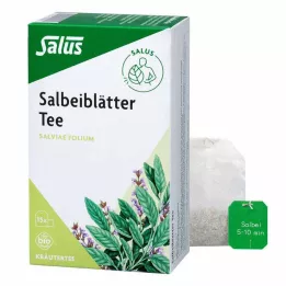SALBEIBLÄTTER Thee Bio Salus filterzakjes, 15 stuks