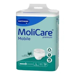 Molicare Premium Mobile 5 druppels maat L, 14 stuks