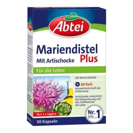 Abtei Mariendistel Plus capsules met artisjok, 30 st