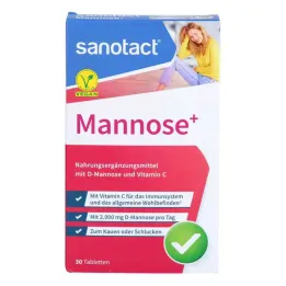 Sanotact Mannose+ tabletten (30 stuks)