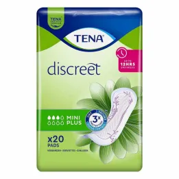 TENA® discrete Mini Plus-pads voor incontinentie, 20 stuks