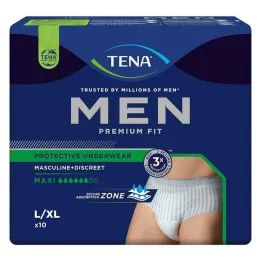 TENA® MEN PREMIUM FIT Broekje Maxi L/XL voor incontinentie, 10 stuks