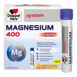 Doppelherz Magnesium 400 Vloeistofsysteem drinkampul, 10 stuks