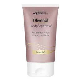 Olijfolie handverzorgingscrème roos, 50 ml