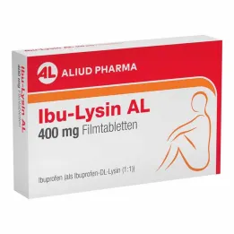 Ibu-Lysine AL 400 mg filmomhulde tabletten, 10 stuks