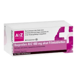Ibuprofen AbZ 400 mg acute filmomhulde tabletten, 50 stuks