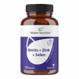 Biotine + zink + selenium voor huidhaar &amp; Nagelcapsules, 120 stuks