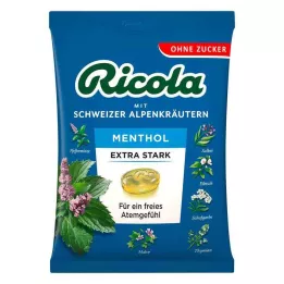 RICOLA o.Z. zak Menthol extra sterke snoepjes, 75 g