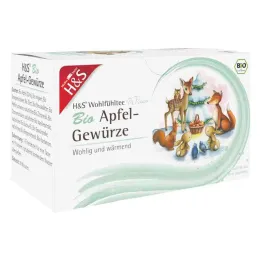 H&amp;S Winterthee Biologische Appelkruiden Filterzak (20x2,0 g)