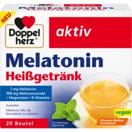 DOPPELHERZ Melatonine Hot Drink Granuate, 20 st