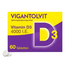 Vigantolvit 4.000 IE vitamine D3-tabletten, 60 stuks