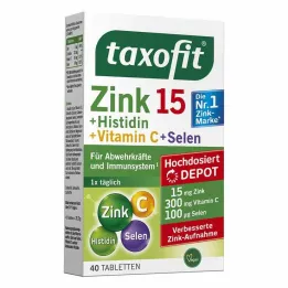 Taxofit Zink + Histidine + Selenium Depot Tabletten, 40 st