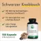 Green Naturals zwarte knoflook 600mg met zakje Kps, 180 st