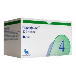 Novofine 4 mm canules 0,23x0,25 mm 32 G, 100 stuks