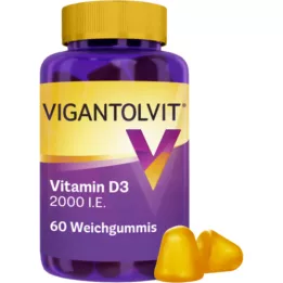 VIGANTOLVIT 2000 d.w.z. vitamine D3 zacht rubber, 60 st