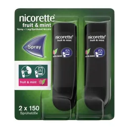 Nicorette Fruit & Muntspray 1 mg / spray Nfc, 2 st