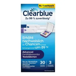 Clearblue Vruchtbaarheidsmonitor Teststaafjes 30 + 3, 33 st
