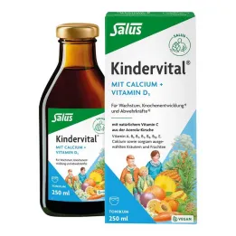 Kindervital met calcium + D3 tonic Salus, 250 ml