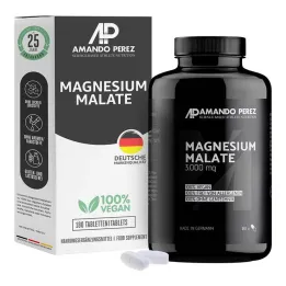Magnesiummalaat 3000 mg veganistische tabletten, 180 st